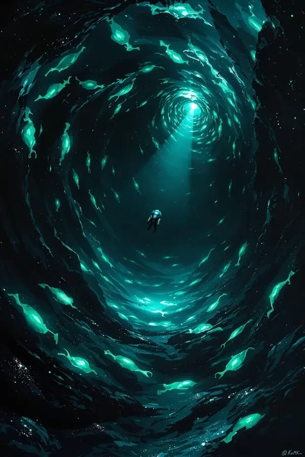 日韩a片 - 深海的微光 纪录片海报，2026年欧美自然、科学题材