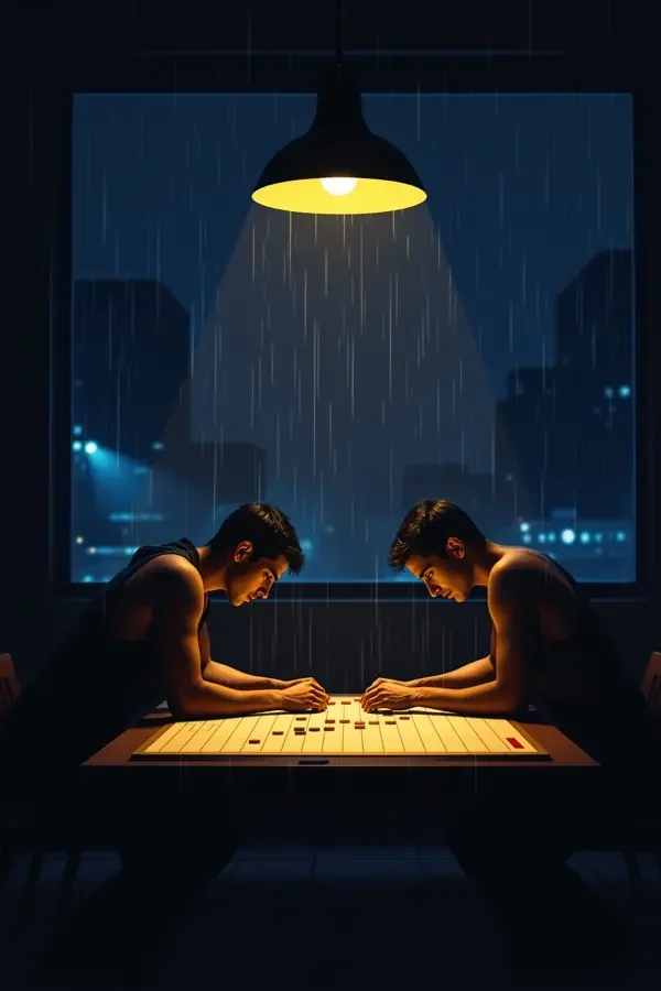 日韩a片 - 灯下棋局 电视剧海报，2024年华语剧情、竞技题材